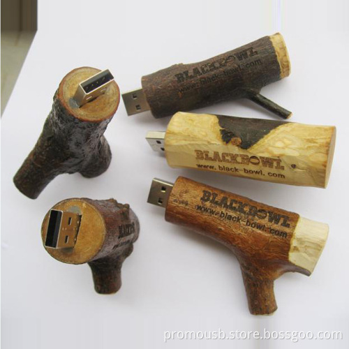 Twig USB Flash Disk tree branch  PenDrive gift